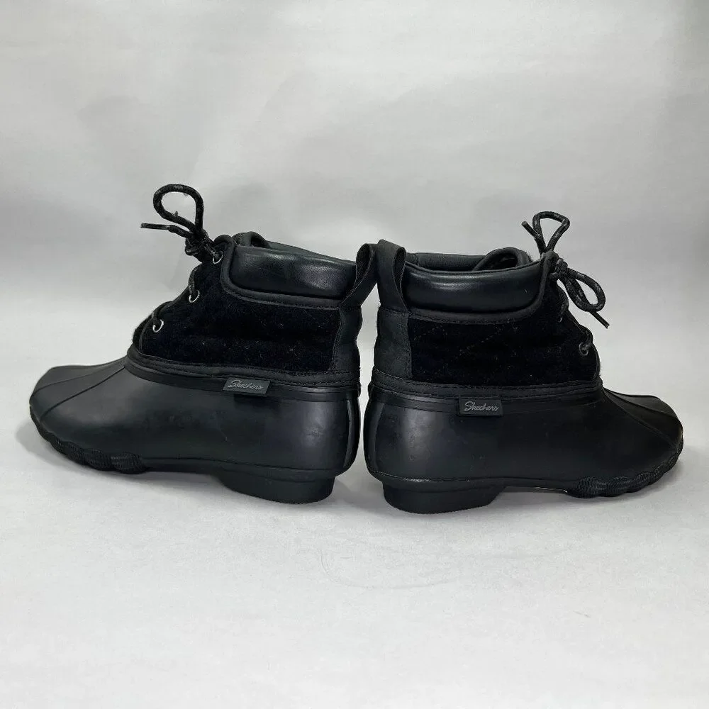 Sperry Women's Size 6 Pond Lil Puddles Mid Quilted Lace‎ Up Duck Boots